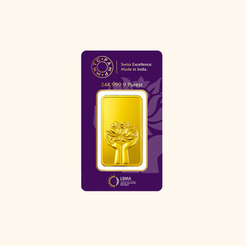 MMTC-PAMP LOTUS 24K (999.9) 50 GM GOLD BAR